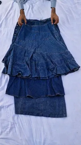 Y2K Denim Maxi Skirts